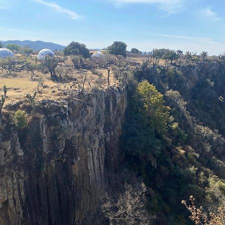 Hotel El Gato Glamping con vista a prismas basálticos Huasca de Ocampo Exterior foto