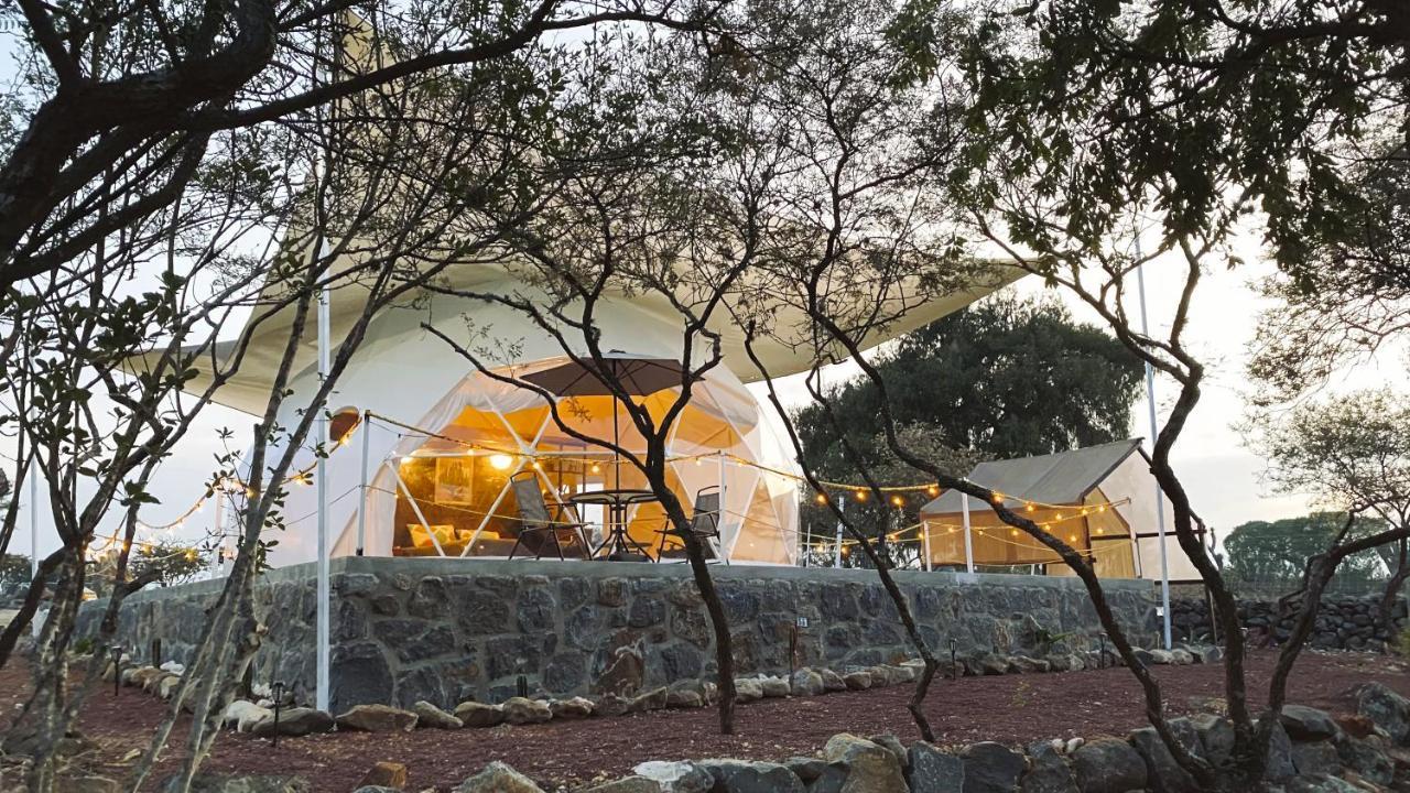 Hotel El Gato Glamping con vista a prismas basálticos Huasca de Ocampo Exterior foto