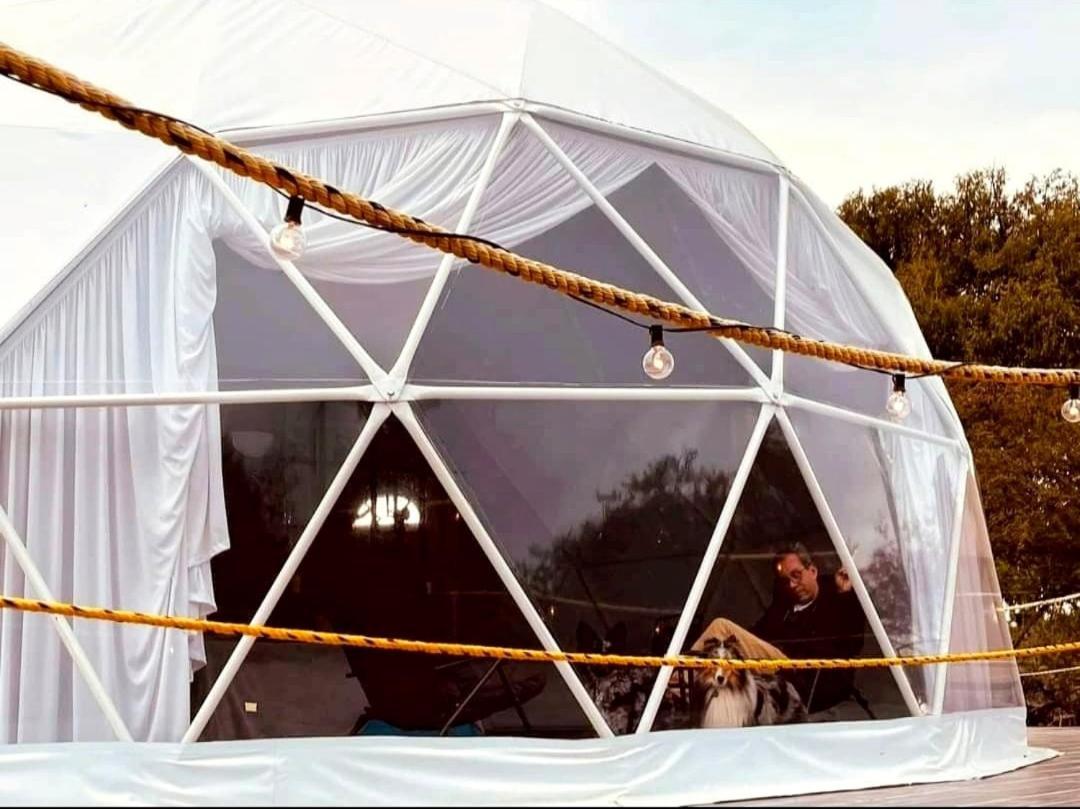 Hotel El Gato Glamping con vista a prismas basálticos Huasca de Ocampo Exterior foto