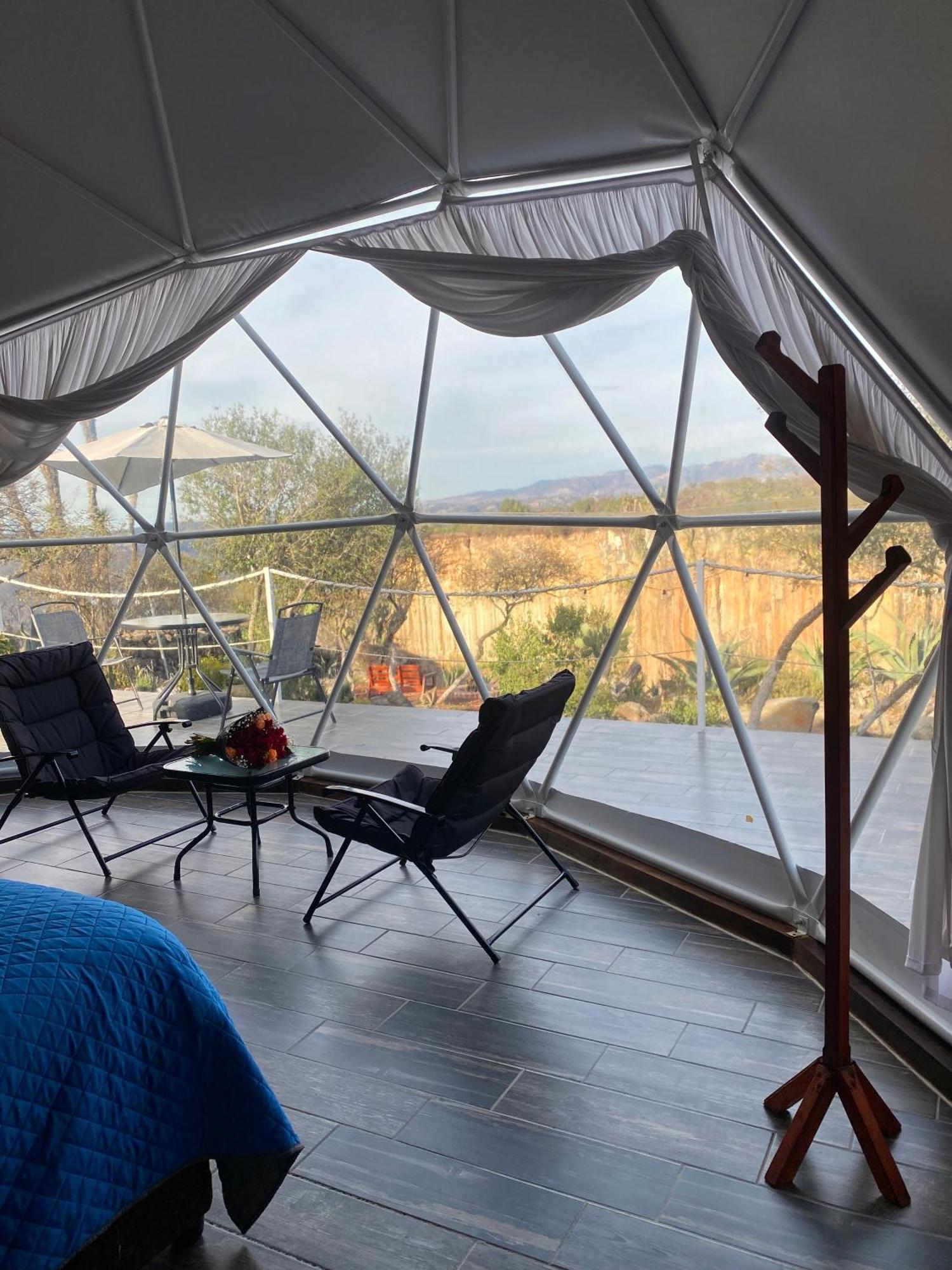 Hotel El Gato Glamping con vista a prismas basálticos Huasca de Ocampo Exterior foto