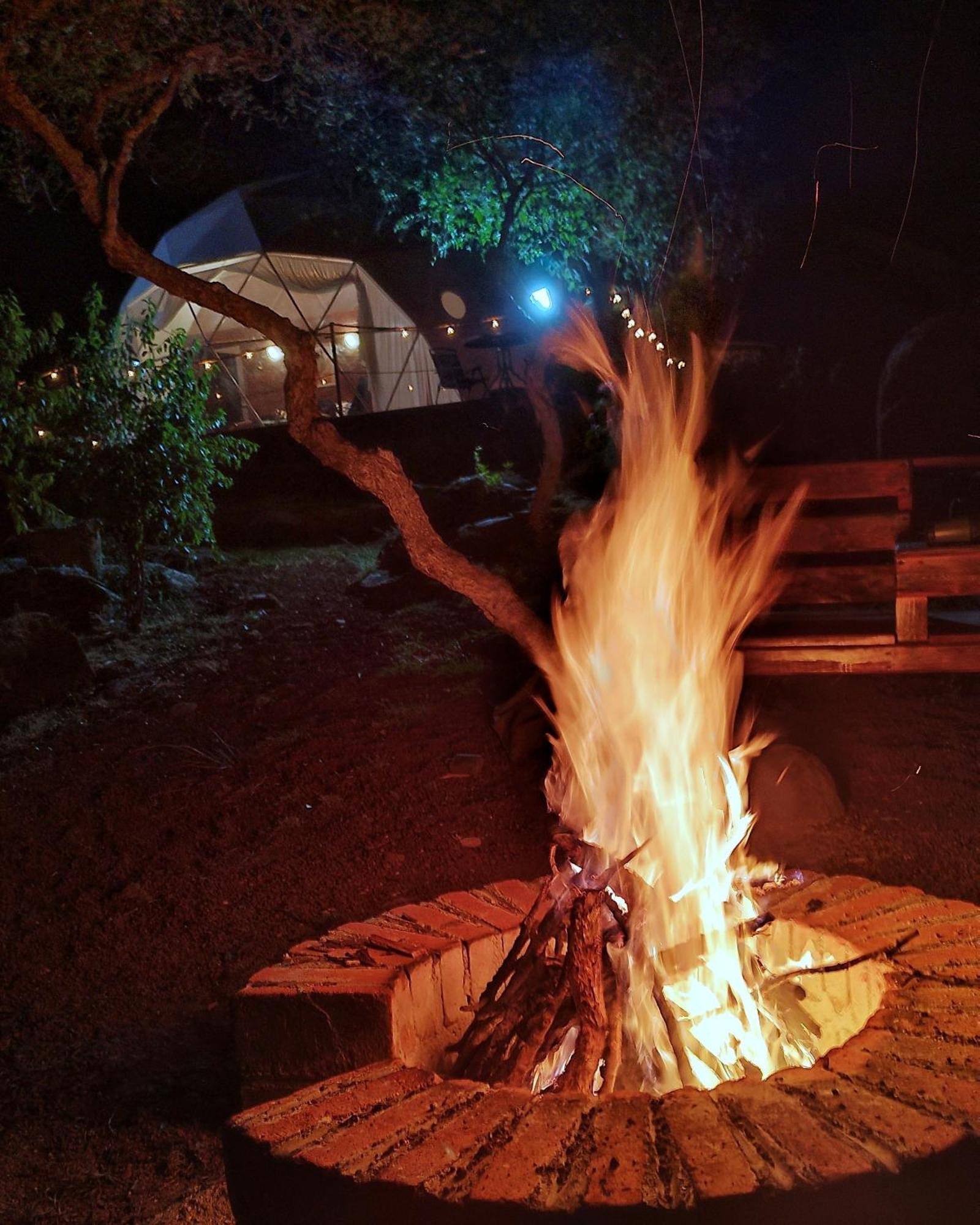 Hotel El Gato Glamping con vista a prismas basálticos Huasca de Ocampo Exterior foto