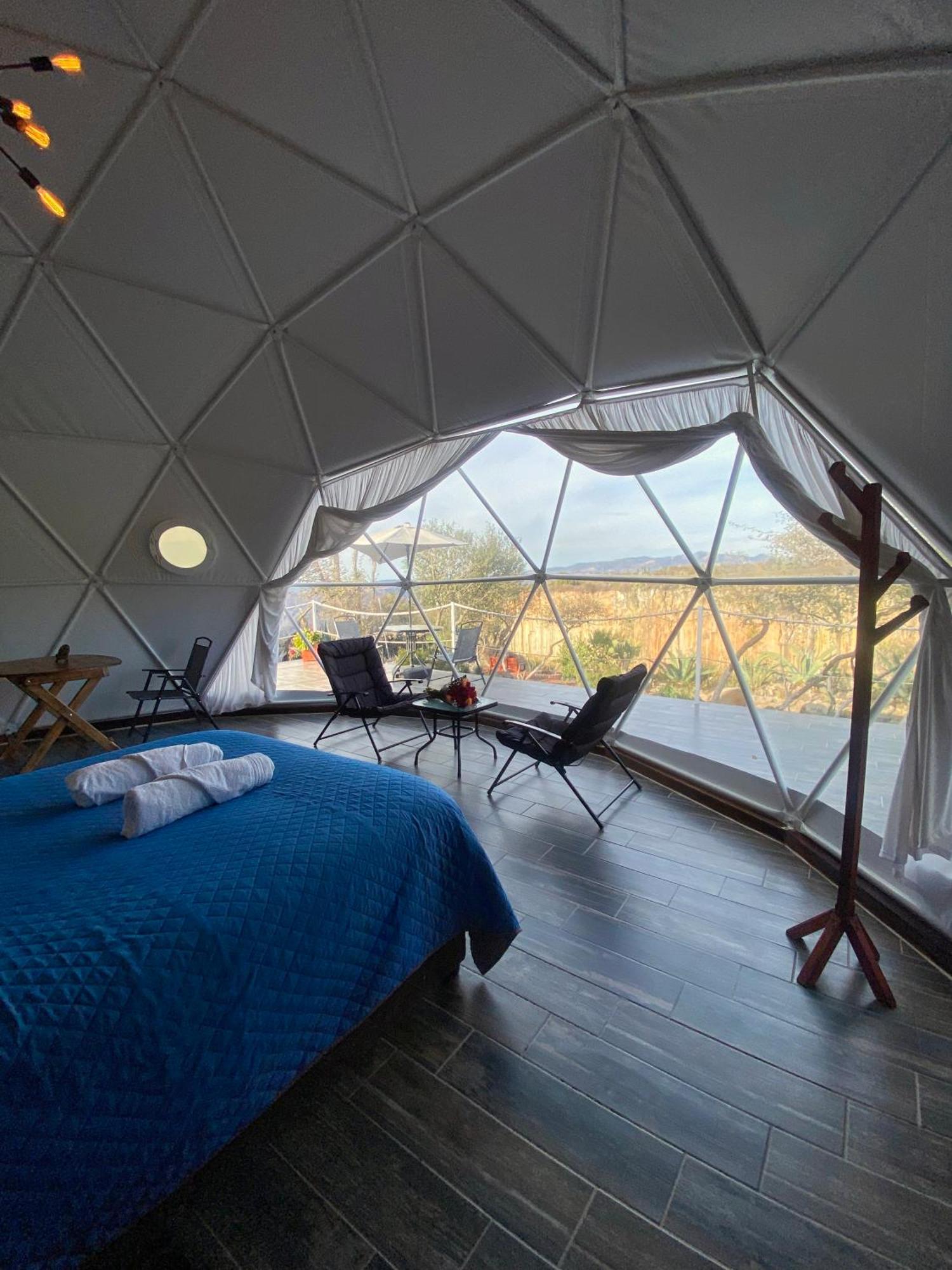 Hotel El Gato Glamping con vista a prismas basálticos Huasca de Ocampo Exterior foto