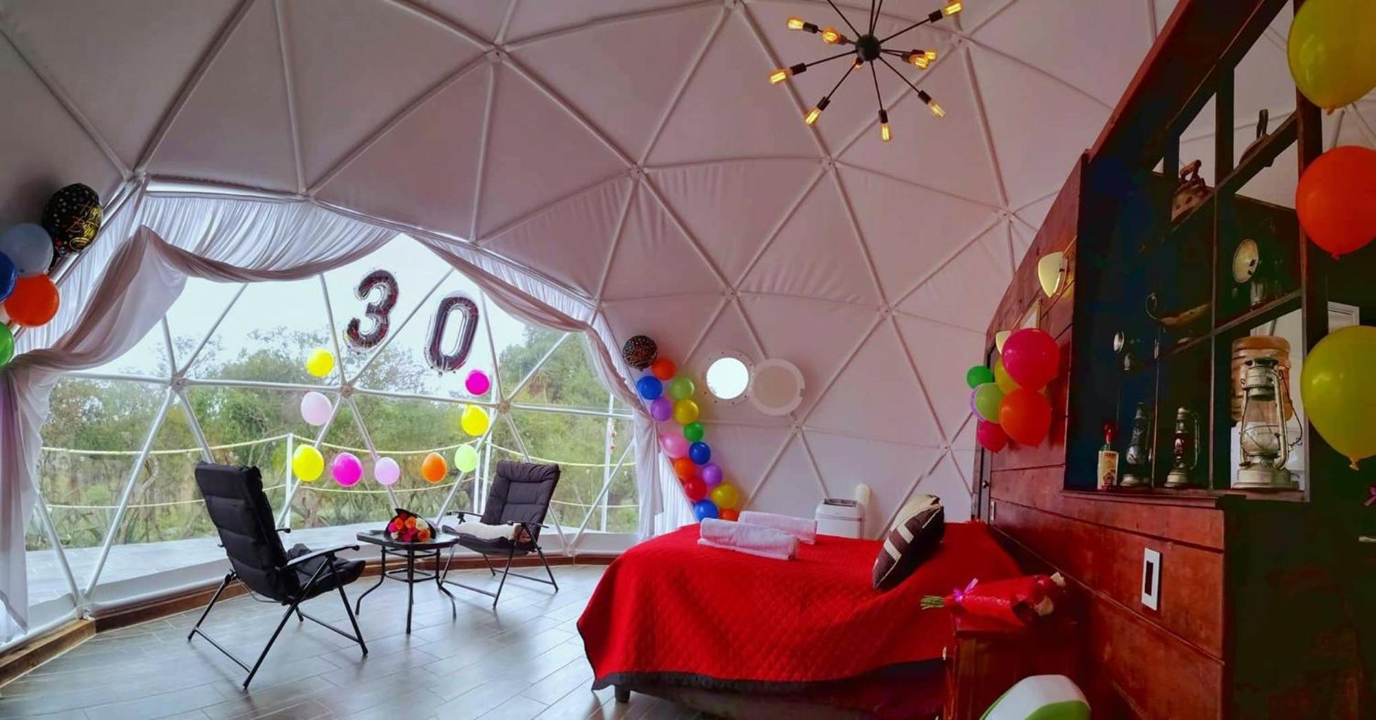 Hotel El Gato Glamping con vista a prismas basálticos Huasca de Ocampo Exterior foto